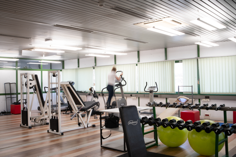 Fit bei der Arbeit 💪🚴&zwj;♂️ Unser firmeninternes Fitnessstudio!