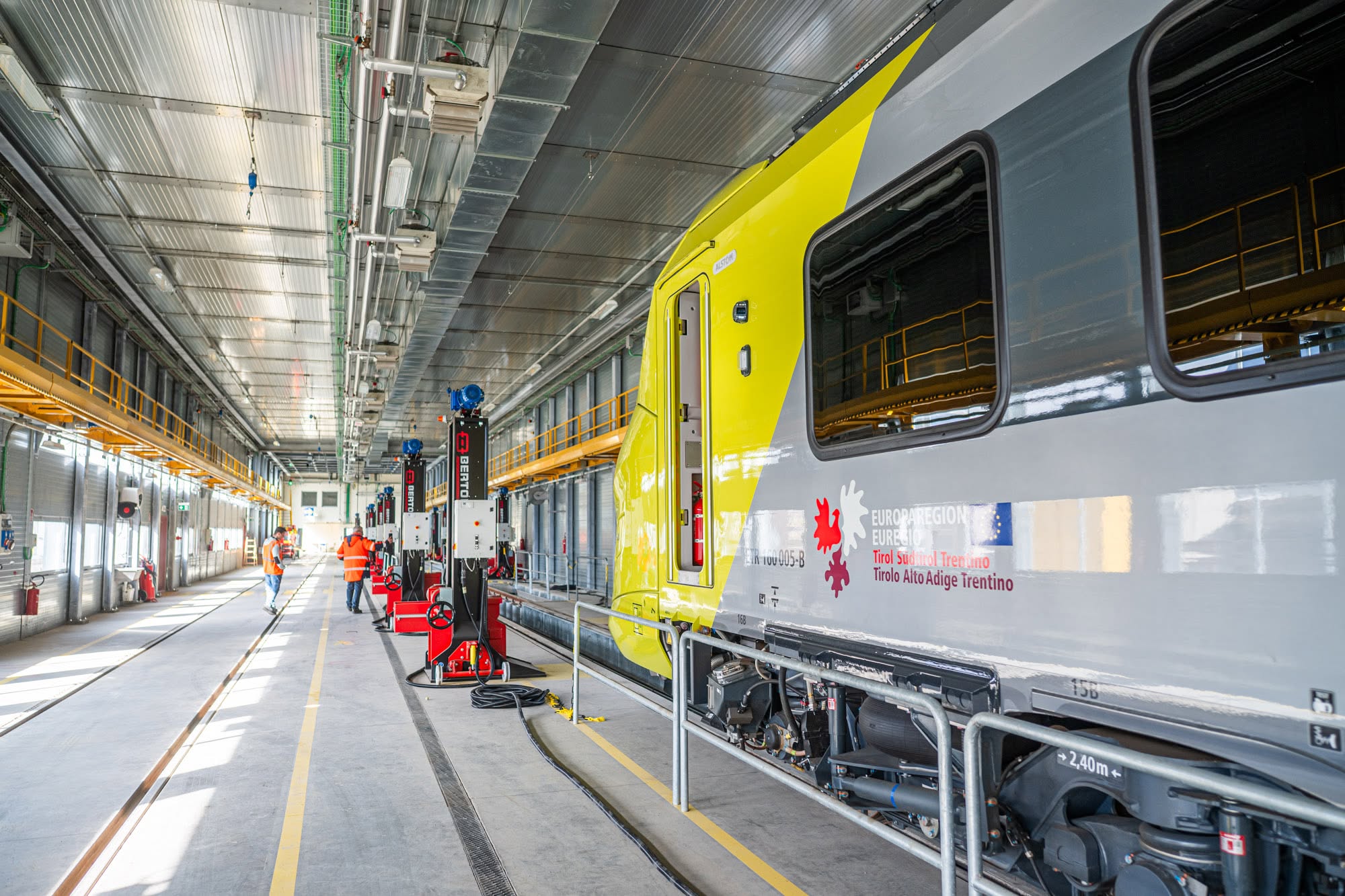 Neue Zugwerkstatt in Mals